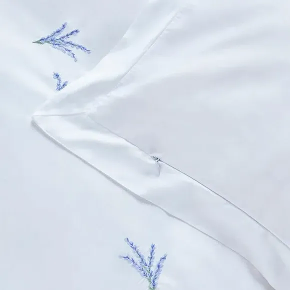 Duvet Cover Set with Pillowcase - Lavender, Cotton