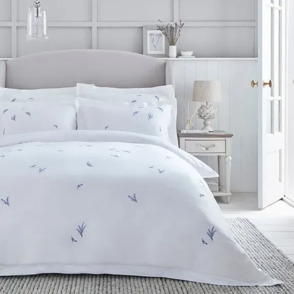 Duvet Cover Set with Pillowcase - Lavender, Cotton