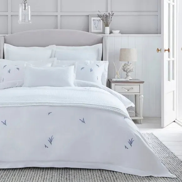 Duvet Cover Set with Pillowcase - Lavender, Cotton