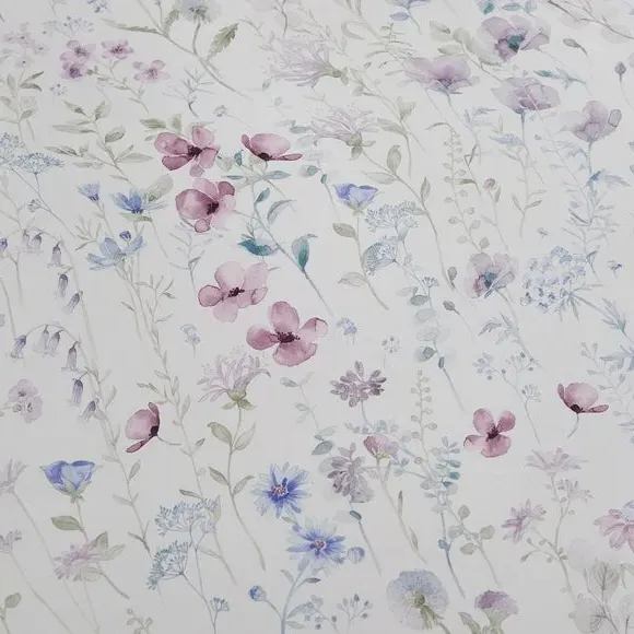 Duvet Cover Set with Pillowcase - Mauve, Cotton
