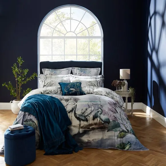 Duvet Cover Set with Pillowcase - Mauve, Cotton