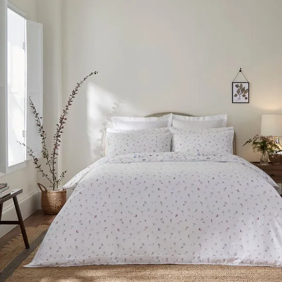 Duvet Cover Set with Pillowcase - Mauve, Cotton