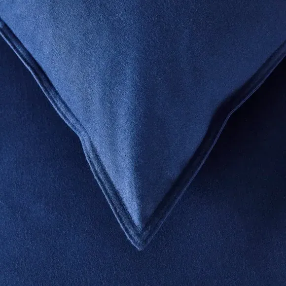 Duvet Cover Set with Pillowcase - Navy, Cotton