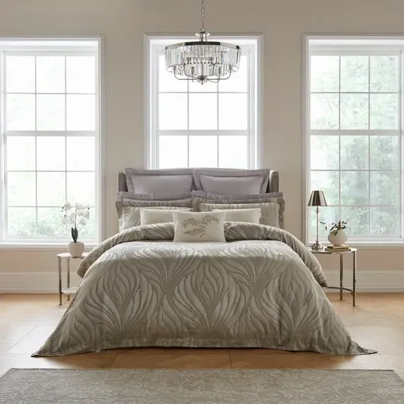 Duvet Cover Set with Pillowcase - Silver, Cotton image