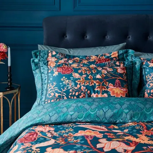 Duvet Cover Set with Pillowcases - Cotton Sateen