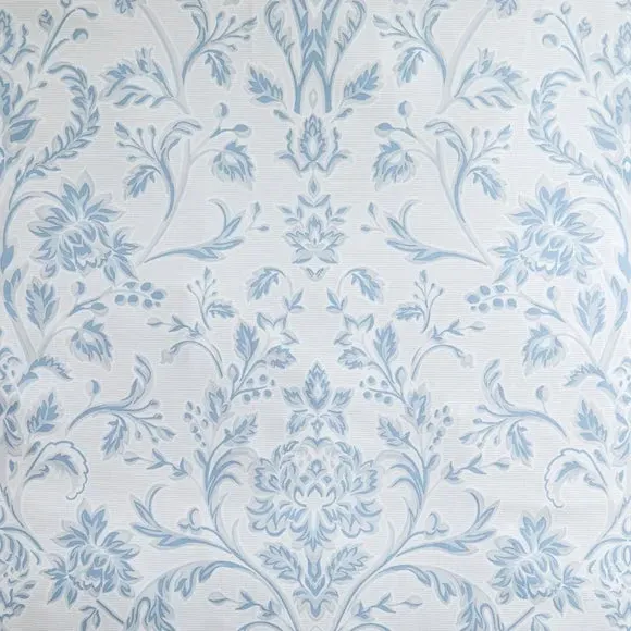 Duvet Cover with Zipper - Blue, Cotton
