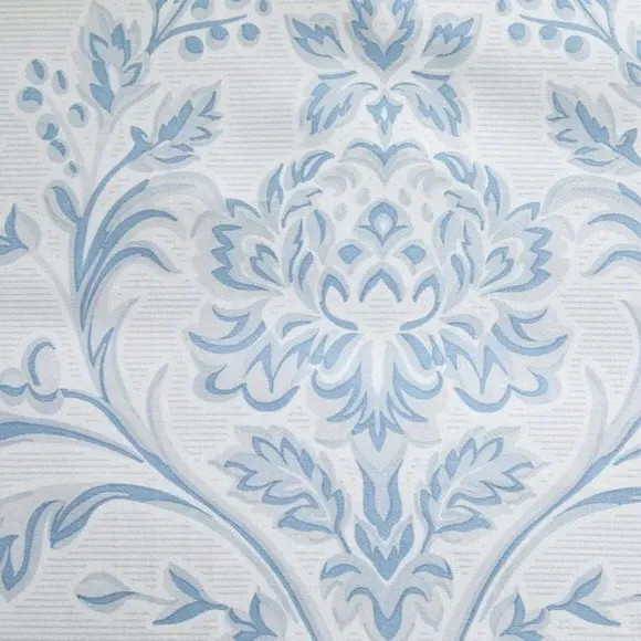 Duvet Cover with Zipper - Blue, Cotton