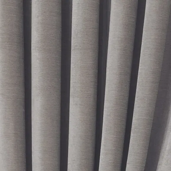 Eyelet Curtains with Lining - Grey, Cotton