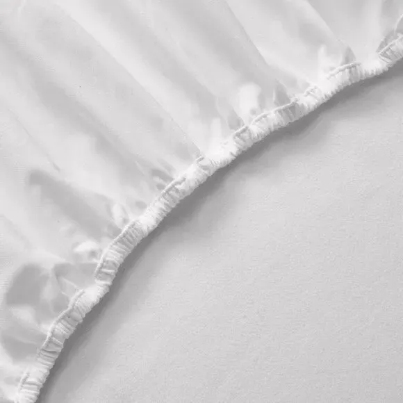 Fitted Sheet with Deep Pockets - Ivory, Cotton