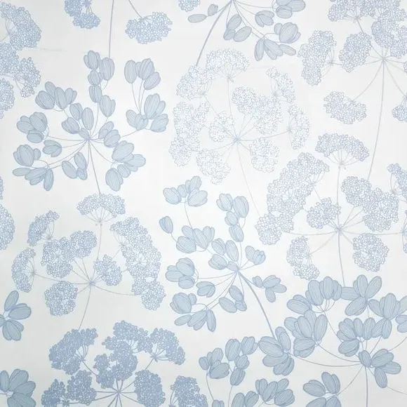 Floral Wallpaper Paste the Wall - Blue