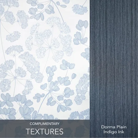 Floral Wallpaper Paste the Wall - Blue