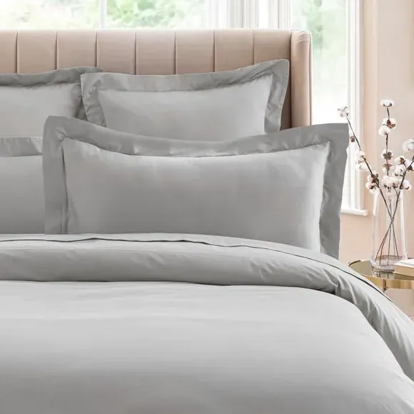 King Size Oxford Pillowcase - Slate, Cotton