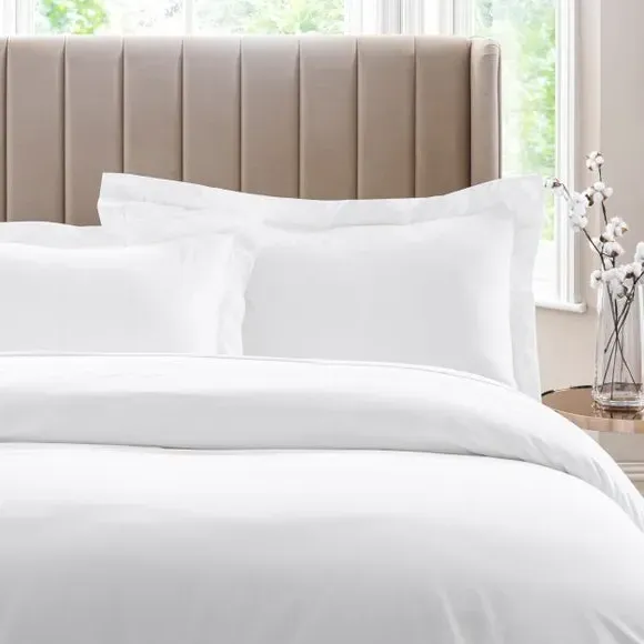 King Size Oxford Pillowcase - White, Cotton