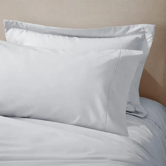 King Size Pillowcase 400 Thread - Silver, Cotton