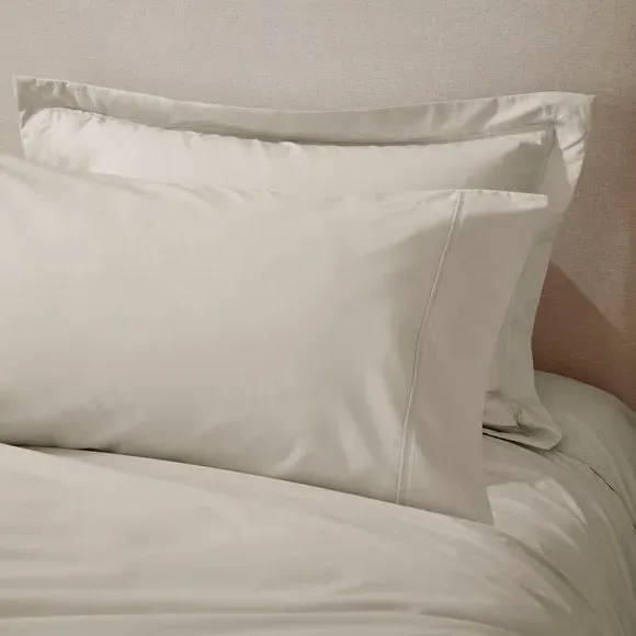 King Size Pillowcase 400 Thread - Taupe, Cotton