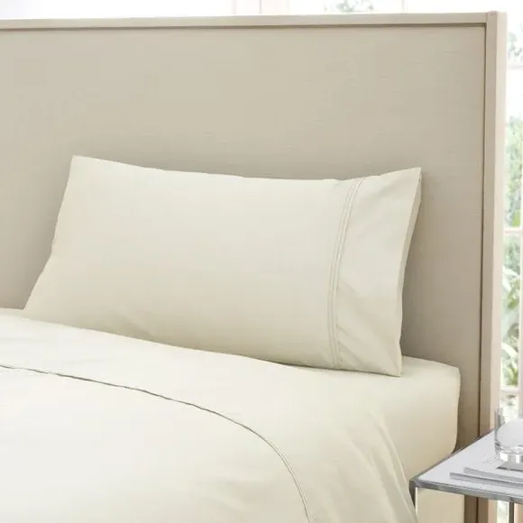 King Size Pillowcase 500 Thread Count - Cream image