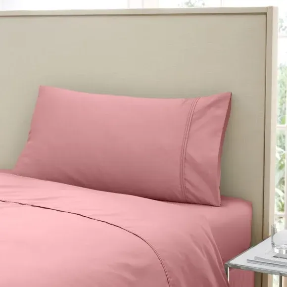 King Size Pillowcase 500 Thread Count - Rose