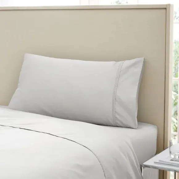 King Size Pillowcase 500 Thread Count - Silver
