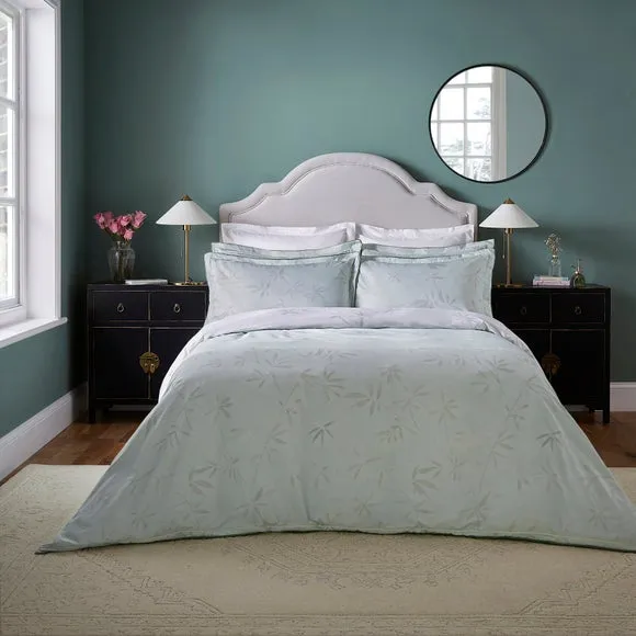Love Bird Duvet Cover Set - Seafoam, Cotton