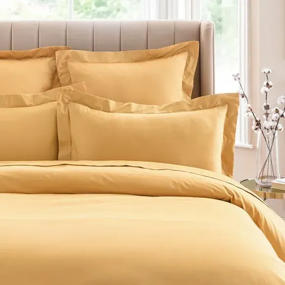 Oxford Pillowcase 300 Thread Count - Ochre, Cotton