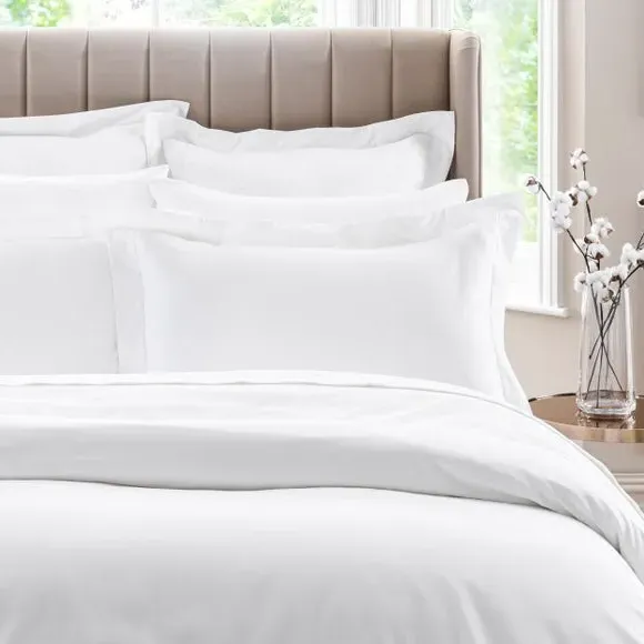 Oxford Pillowcase 300 Thread Count - White, Cotton