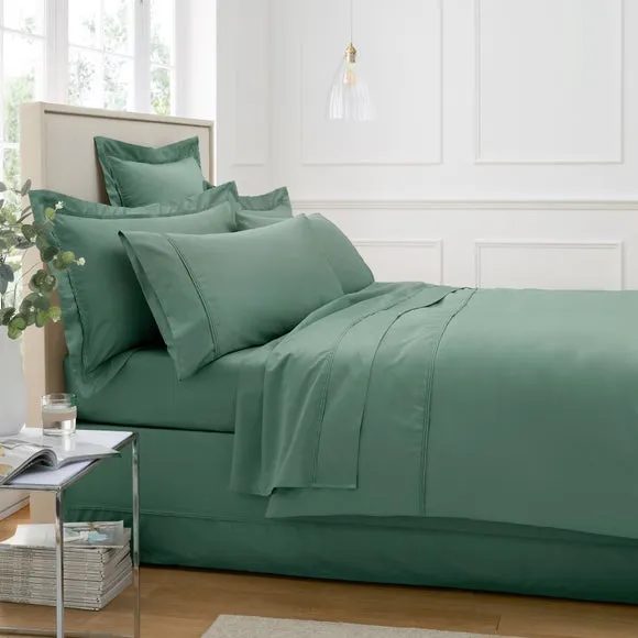 Oxford Pillowcase 500 Thread Count - Mineral, Cotton