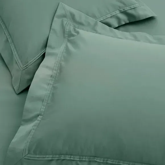 Oxford Pillowcase 500 Thread Count - Mineral, Cotton