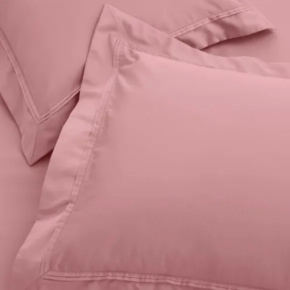 Oxford Pillowcase 500 Thread Count - Rose, Cotton