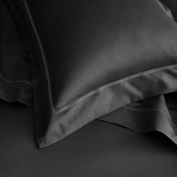 Oxford Pillowcase 800 Thread Count - Steel, Cotton