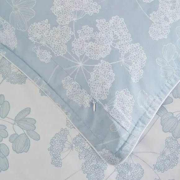 Oxford Pillowcase Pair - Blue, Cotton