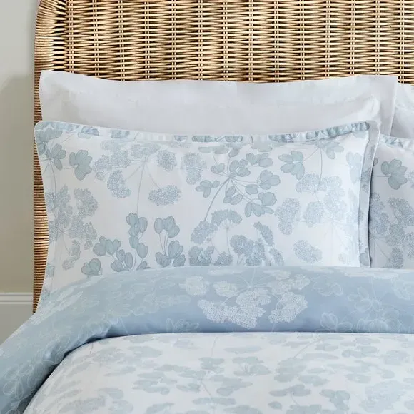 Oxford Pillowcase Pair - Blue, Cotton image