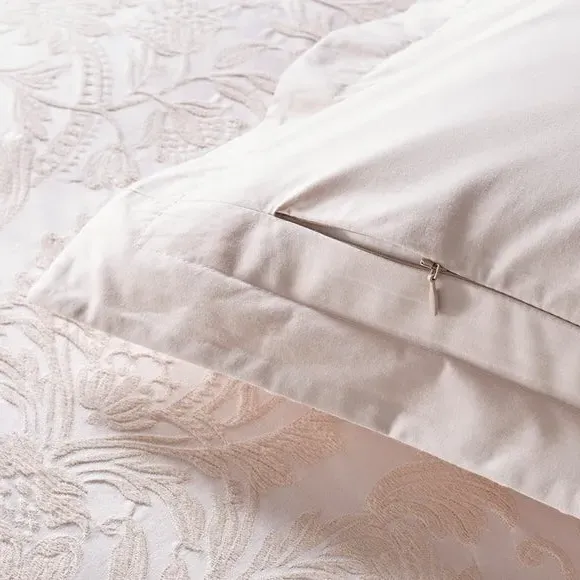 Oxford Pillowcase Pair - Champagne, Polycotton