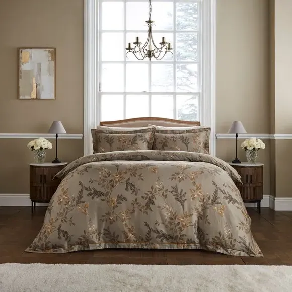 Oxford Pillowcase Pair - Gold, Cotton Sateen