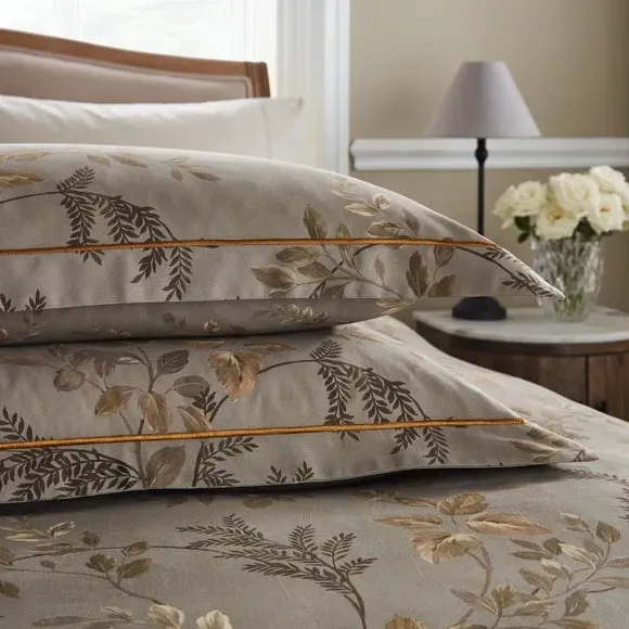 Oxford Pillowcase Pair - Gold, Cotton Sateen