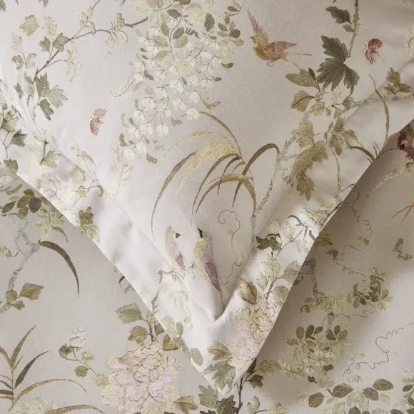 Oxford Pillowcase Pair - Natural, Cotton Sateen