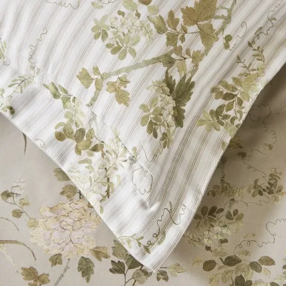 Oxford Pillowcase Pair - Natural, Cotton Sateen