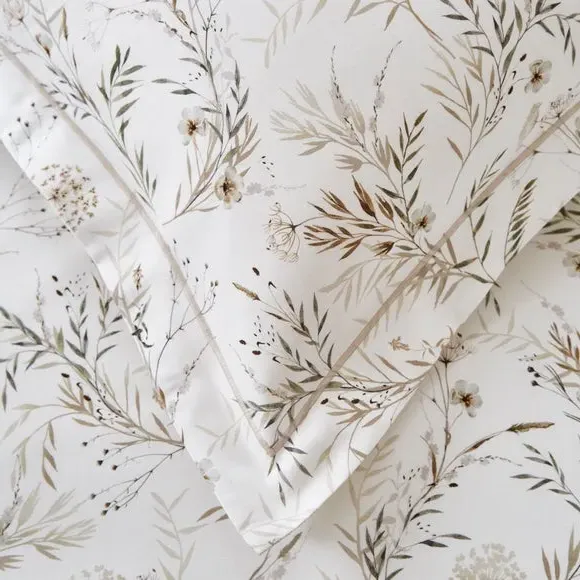 Oxford Pillowcase Pair - Natural, Cotton Sateen
