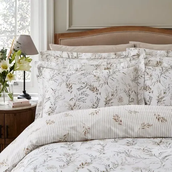 Oxford Pillowcase Pair - Natural, Cotton Sateen image
