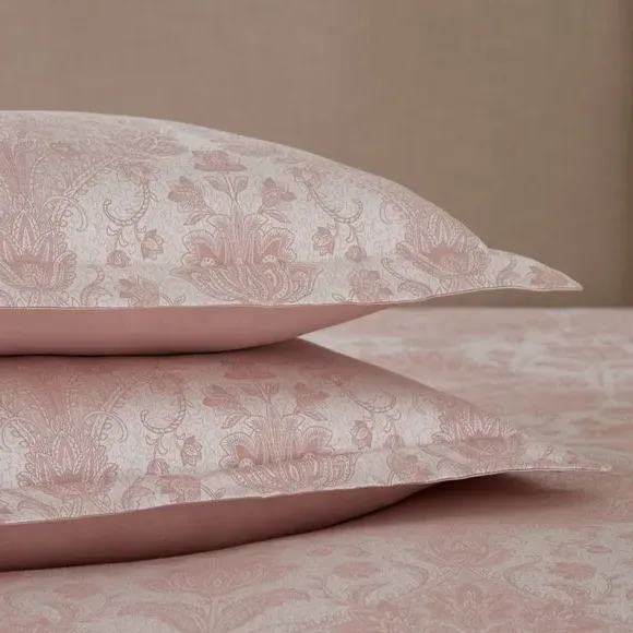 Oxford Pillowcase Pair - Old Rose, Cotton image