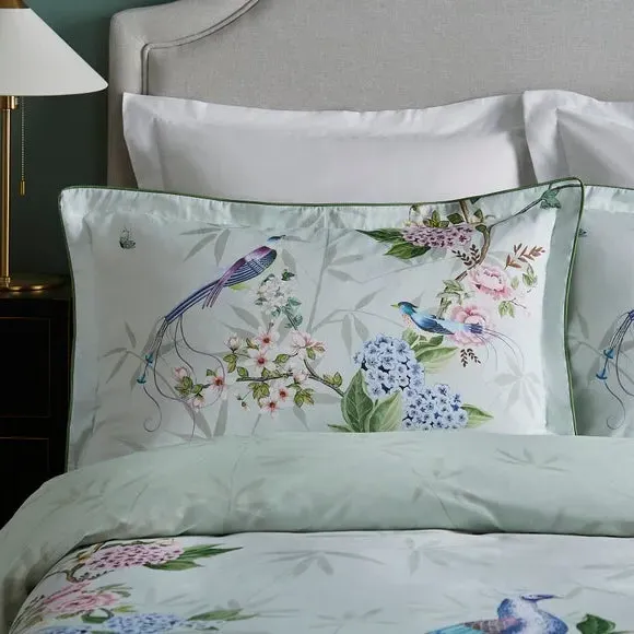 Oxford Pillowcase Pair - Seafoam, Cotton