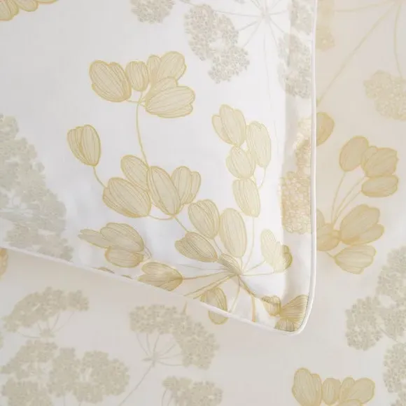 Oxford Pillowcase Pair - Yellow, Cotton Sateen