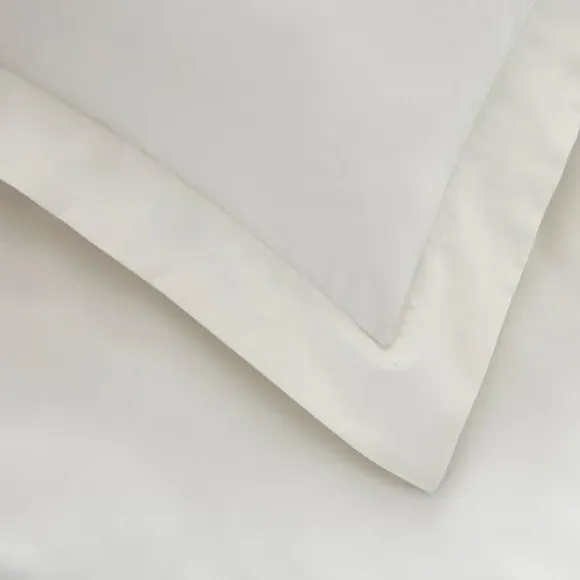 Oxford Pillowcase with Zipper - Ivory, TENCEL
