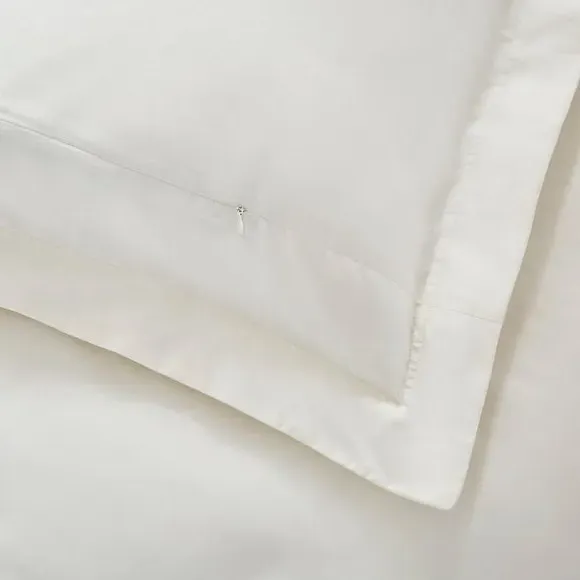 Oxford Pillowcase with Zipper - Ivory, TENCEL