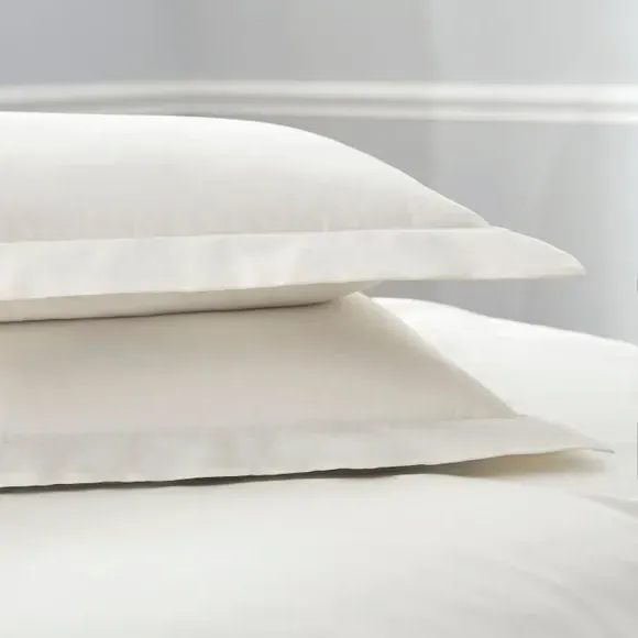 Oxford Pillowcase with Zipper - Ivory, TENCEL