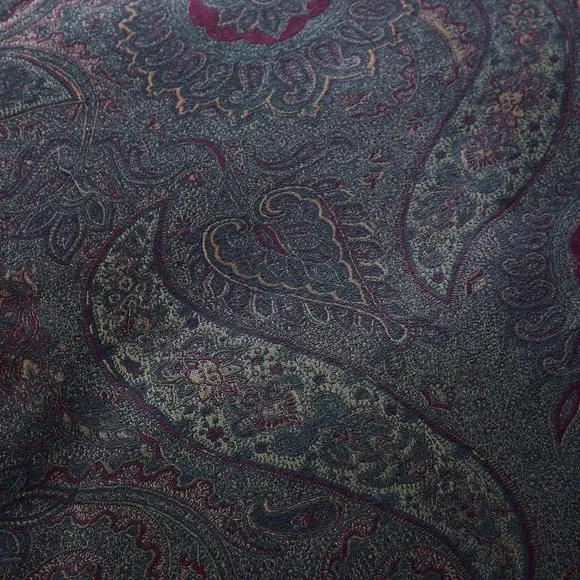 Paisley Duvet Cover Set - Damson, Jacquard