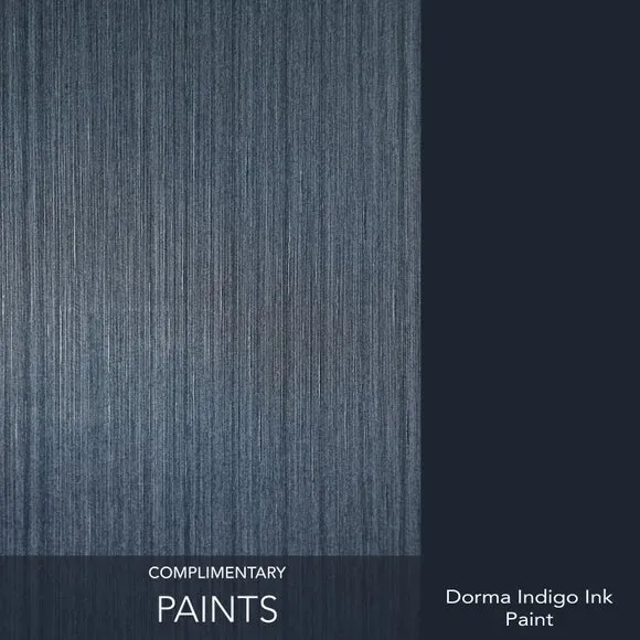 Plain Textured Wallpaper - Indigo