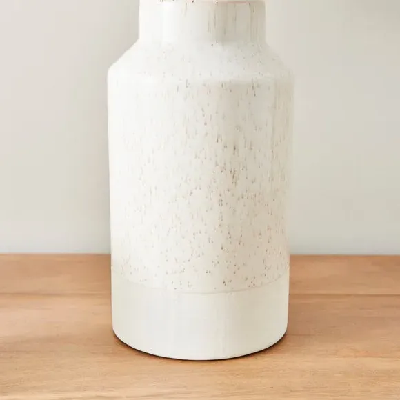 Ceramic Table Lamp with Switch - Grey, Ceramic