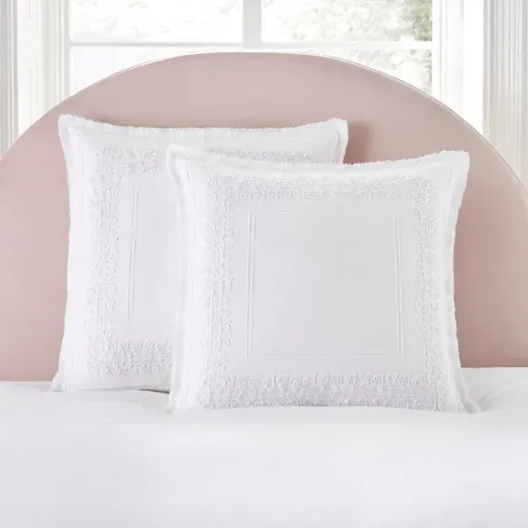 Continental Pillowcase with Zipper - White, Cotton image