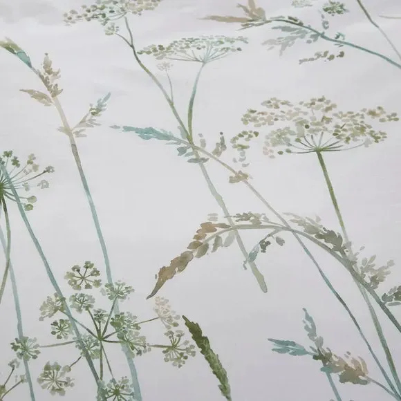 Duvet Cover Set with Pillowcase - Green, Cotton