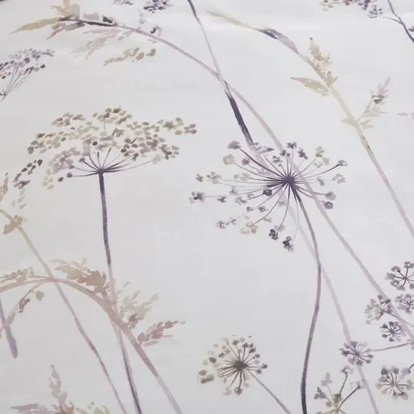 Duvet Cover Set with Pillowcase - Mauve, Cotton